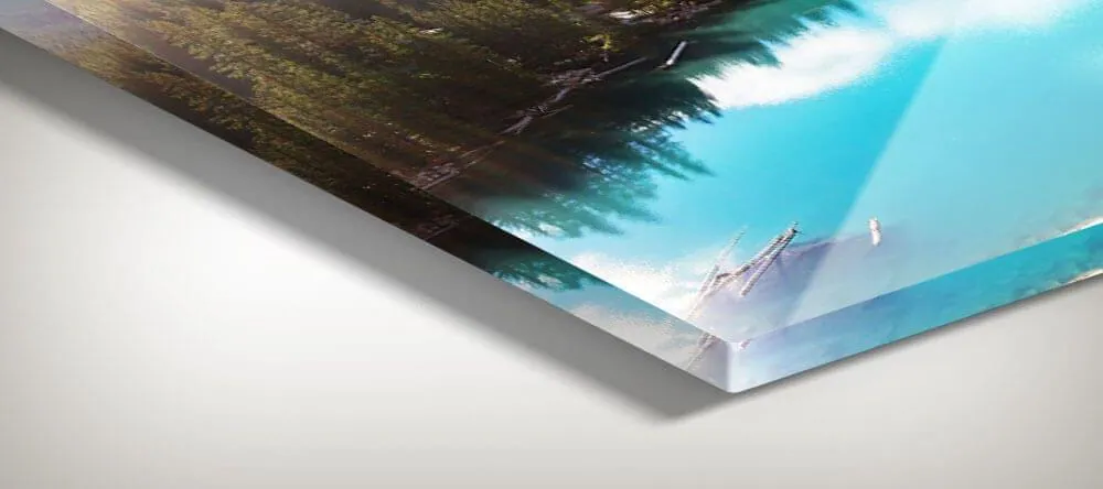 Brilliant colours and super-sharp resolution – acrylic photos are premium prints