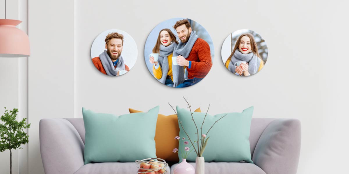 Round Photo Prints Round Wall Art My Picture UK