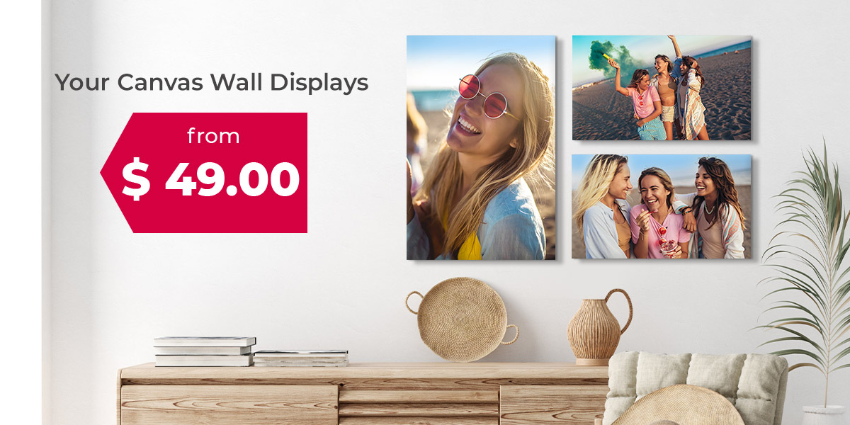 Canvas Wall Displays with Your Photos