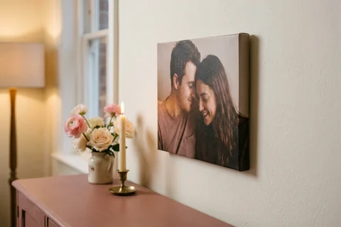 Valentines canvas print