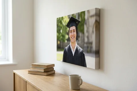 Graduation canvas print