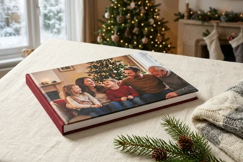A4 Christmas photo book
