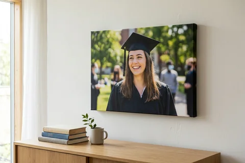 Graduation canvas print