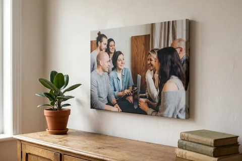 Retirement canvas print