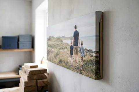 Panoramic Fathers Day canvas print of a landscape photograph