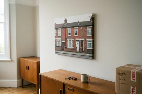 Housewarming canvas print