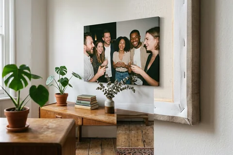 Retirement canvas print