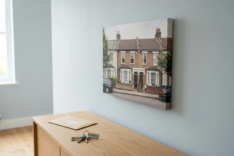 New Home canvas print