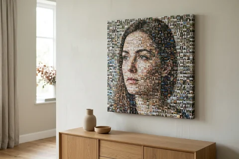 Photo Mosaic canvas