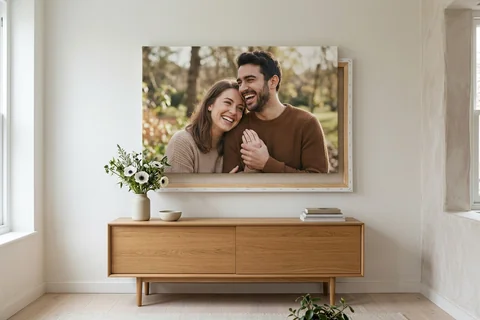 Engagement canvas print