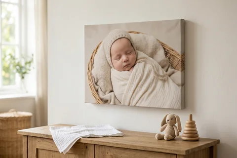 Baby canvas print